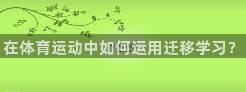 蓝鲸体育旧版本：在体育运动中如何运用迁移学习？