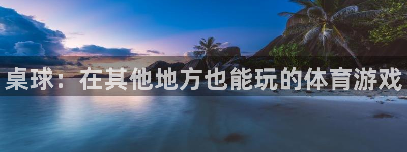 蓝鲸体育官网下载：桌球：在其他地方也能玩的体育游戏